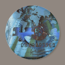 Wealth Puzzle magnets