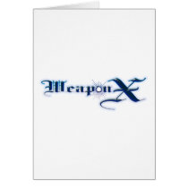 Weapon X Blue cards by UncannedHeat Weapon X Blue cards