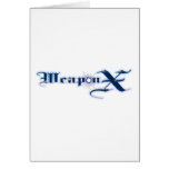Weapon X Blue cards