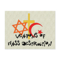 Weapons of Mass Destruction Postcard