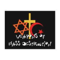 Weapons of Mass Destruction Postcard
