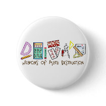 Weapons Of Math Destruction Pinback Buttons
