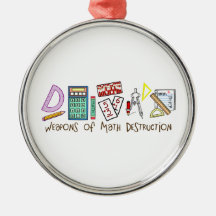 Weapons Of Math Destruction Christmas Ornaments