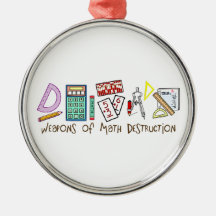 Weapons Of Math Destruction Christmas Tree Ornaments