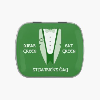 Wear Green, Eat Green For St Patricks Day Candy Tin
