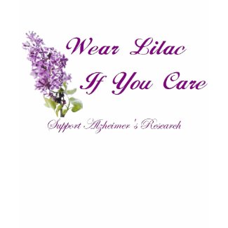 Wear Lilac if you care. shirt
