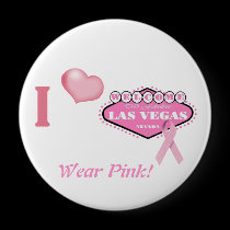 Wear Pink! Las Vegas Does Button buttons