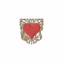 Wear your red heart on your sleeve embroidered shirts