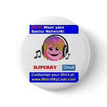 Wear your Social Network! Pinback Buttons