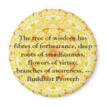 Wearable Buddhist Wisdom - The tree of wisdom Refrigerator Magnets