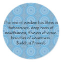 Wearable Buddhist Wisdom - The tree of wisdom stickers by spiritcircle Wearable Buddhist Wisdom - The tree of wisdom stickers