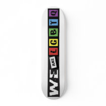 WEAREGLBTQ skateboards