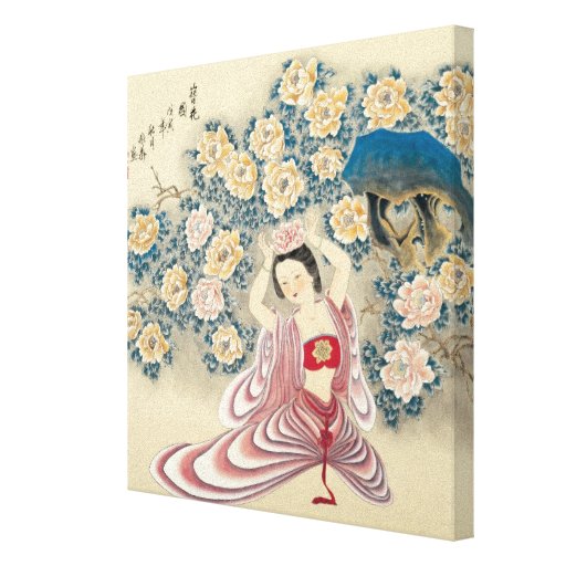 Wearing A Flower in the Head Canvas Print
