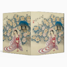 Wearing A Flower in the Head Vinyl Binder