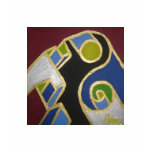 wearing art, men's tee shirt with folding painting