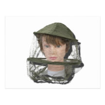 WearingBeeKeeperHat100712 copy.png Postcard
