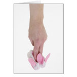 WearingBunnySlippers013110 Greeting Card
