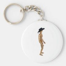WearingCowboyHat080509 Key Chain