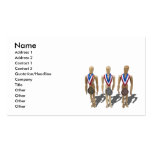 WearingGoldSilverBronzeMedals122410, nombre, Addr… Tarjeta De Visita