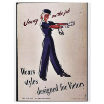 Wears Styles Designed For Victory flyers by ww2posters Wears Styles Designed For Victory flyers
