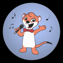 weasel cartoon stickers