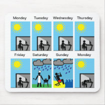 Weather and the working man mousepads