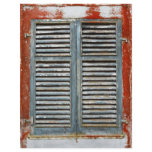 Weather-beaten window flyers