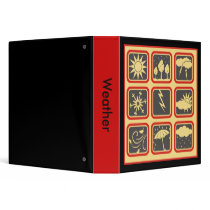 Weather 3 Ring Binder