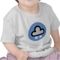 Weather Cloud Symbol T-shirts