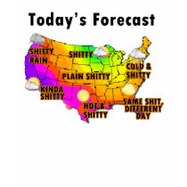 Weather Forecast t-shirts