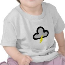 Weather Lightning Flash Symbol Shirts
