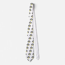 Weather Lightning Flash Symbol Tie