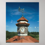 Weather Vane and Clock Tower Poster