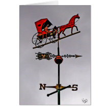 Weather Vane, Fredericksburg, TX Greeting Card
