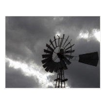 Weather you like it or not...I love windmills... Postcards