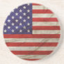 Weathered American Flag Coasters