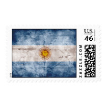 Weathered Argentina Flag Postage