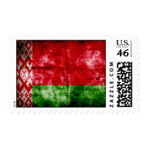 Weathered Belarus Flag Stamp