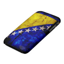 Weathered Bosnia Flag Iphone 3 Case-mate Cases