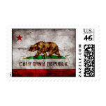 Weathered California Flag Postage Stamps