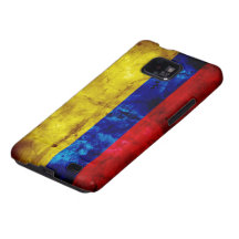 Weathered Colombia Flag Samsung Galaxy S Cases