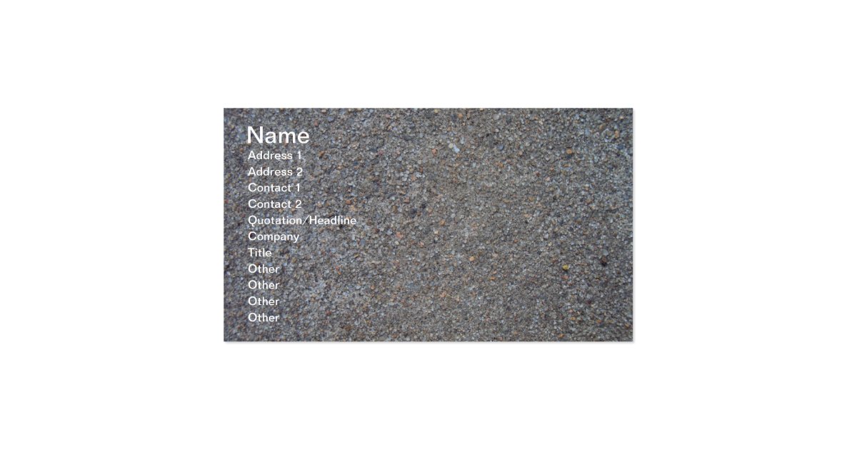 weathered concrete business card zazzle weathered concrete business card zazzle