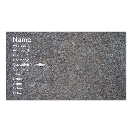 Weathered Concrete Business Card Templates (front side)