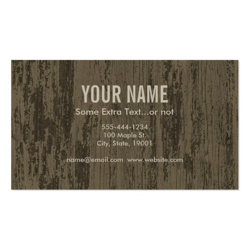 Weathered Dachshund Business Card Templates (back side)