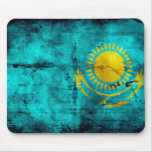 Weathered Kazakhstan Flag Mousepads