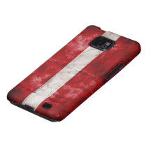 Weathered Latvia Flag Samsung Galaxy S Cases