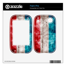 Weathered Luxembourg Flag Decals For The Palm Pre