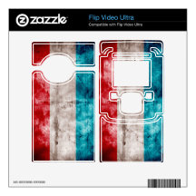 Weathered Luxembourg Flag Skin For The Flip Ultra