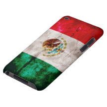 Weathered Mexican Flag iPod Touch Cases