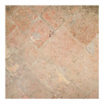 Weathered Old tiles. Terracotta color. Acrylic Cut Outs
